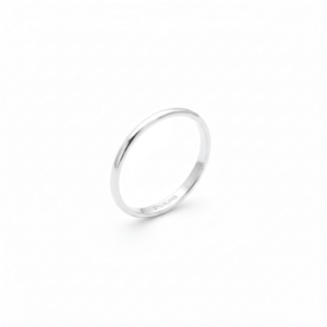 Anel liso minimalista